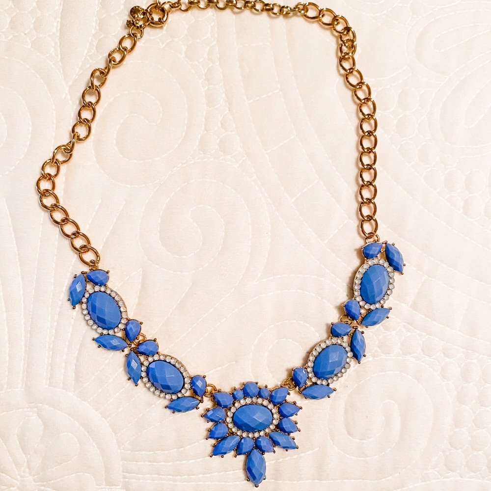 J. Crew Periwinkle Statement Necklace